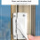 Sash Lock Square Zinc Alloy White Rustproof Multifunctional Sturdy Window Lock for Home Office 6