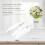 Sash Lock Square Zinc Alloy White Rustproof Multifunctional Sturdy Window Lock for Home Office 4