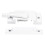 Sash Lock Square Zinc Alloy White Rustproof Multifunctional Sturdy Window Lock for Home Office 10