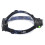 Lampada frontale LED 2x18650 nera 35mm 900LM 10W 1