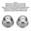 Capuchon d’extrémité de guidon en aluminium CNC gris 1200XC 4