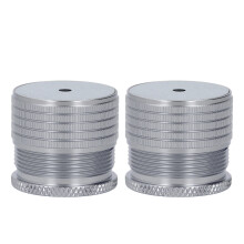 2 pezzi di rialzi in alluminio 23-37mm 50-500kg Space Gray