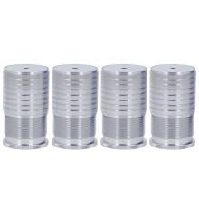 4 Pcs Furniture Riser 43-75mm Adjustable Strong Load Bearing Aluminum Alloy Heavy Duty Bed Riser Gray