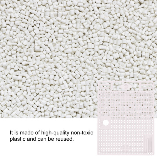 5 pezzi escluditore di regina gabbia 14.5x13 cm bianco 2