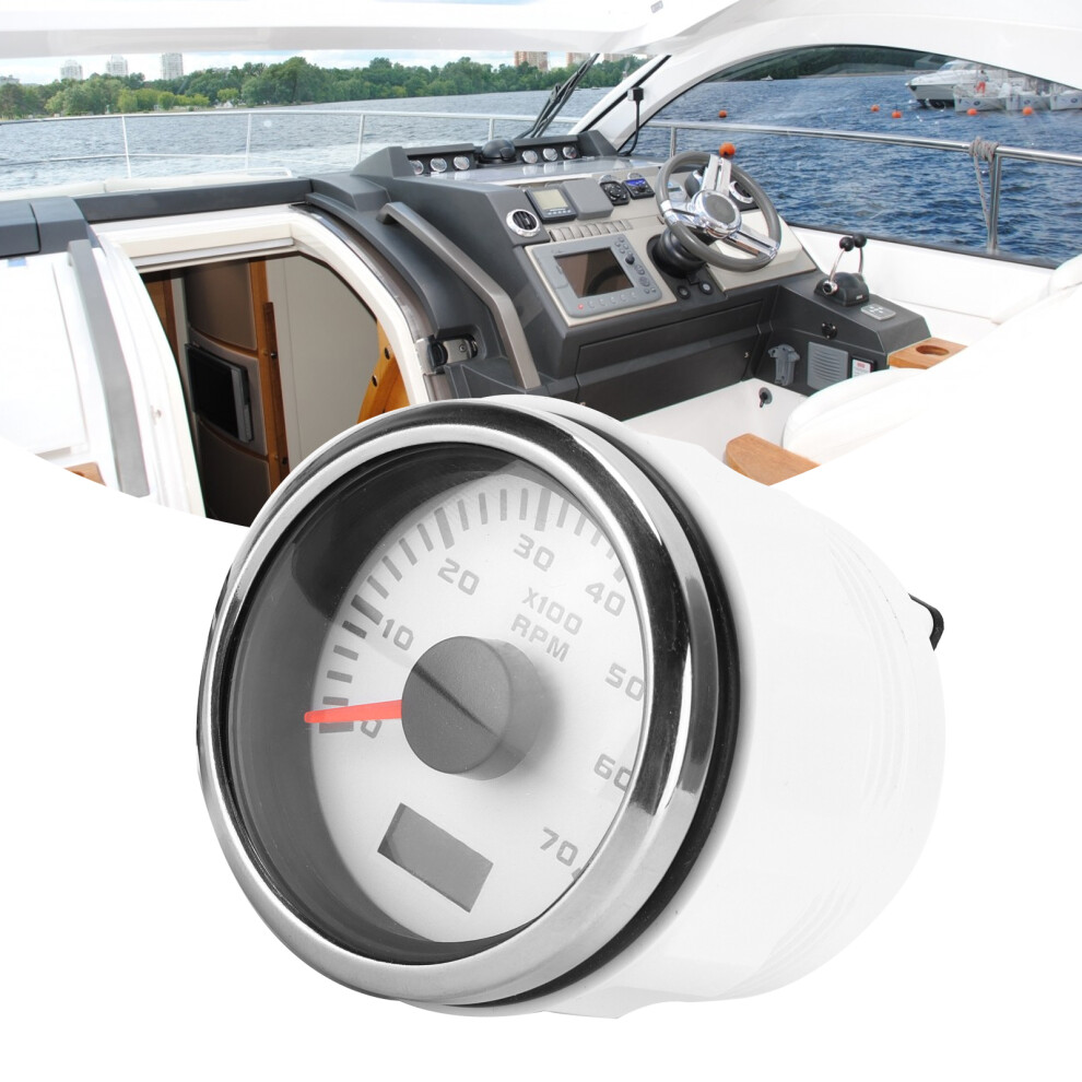 52Mm/2.1In Pointer Tachometer Ip67 Waterproof Universal For Car Truck Boat 9Â32Vdc 9311322437032