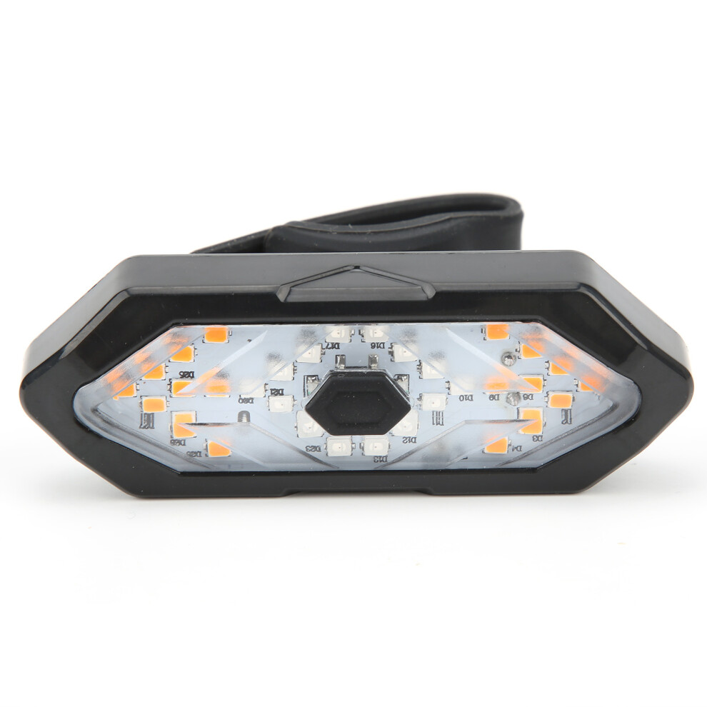 Hot Warning Light With Horn Smart Remote Control Turn Signal USB Rechargeable Waterproof Taillight
