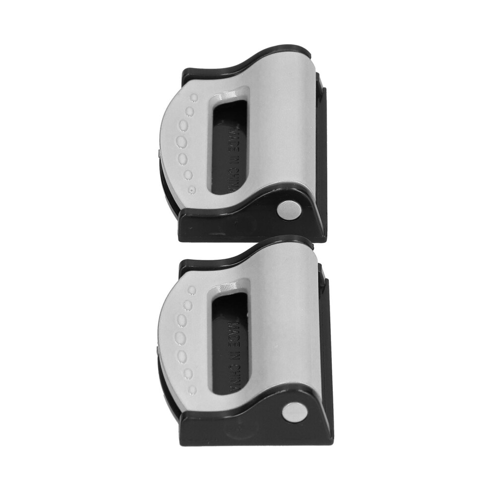 Pair Seat Belt Positioner Clip Tension Adjuster Adjustable Comfortable Car Modification Replacementsilver 8791322439884