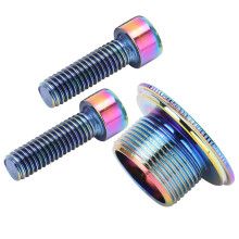 Vite per coperchio della pedivella in alluminio M18 - Multicolore 28 mm