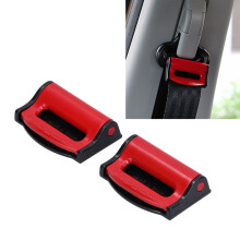 Coppia clip posizionatore della cintura di sicurezza rossa regolatore da 53 mm