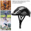 Casco regolabile per bambini da skateboard multi-sport nero 10