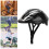Casco regolabile per bambini da skateboard multi-sport nero 16