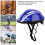 Casco professionale regolabile per bambini, blu, taglia 13