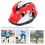 Casco per bambini - Sicurezza, PVC espanso, rosso, taglia regolabile 3
