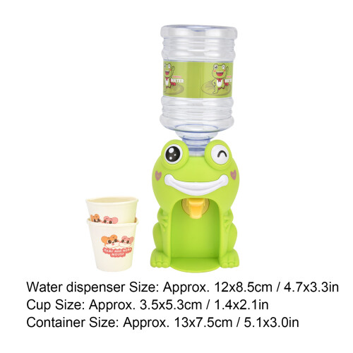 Mini erogatore d'acqua Rana verde, 12  8,5 cm, 157 g 2
