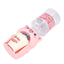 Dispenser d'acqua mini a forma di maiale rosa - 157 g, 12x8,5 cm