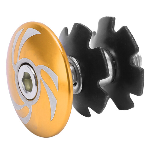 Dado stellato in alluminio per stelo 29g oro 31.7-28.6mm 1