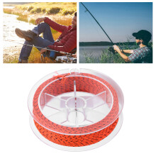 30 lb 50 m Linea di preparazione per mosche non cerata arancione/nero