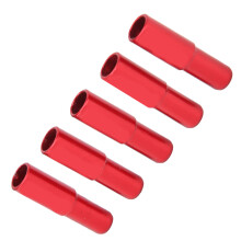 5 Stück 5mm Aluminium Bremszug-Endkappen für Mountain- und Rennräder Rot