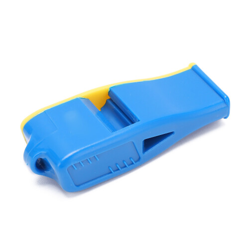 Professionelles ABS-Schallsignal, Blau/Gelb, 49x20x13mm