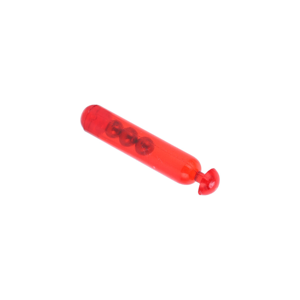 Fishing Lure Baits Rattles Insert Tube Rattles Shake Attract Fly Plastic Fishing Sound BarRed