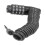 Lucchetto a cavo per casco codice a 4 cifre, 1,5 m nero 10