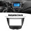 2 DIN Veloster navigation DVD noir brillant 2011-2018 13