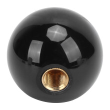 Tête de sélecteur de vitesse de 54 mm, 3 adaptateurs, noir, M121,25