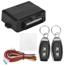 433,92 MHz 12 V Kit di telecomando per la chiusura centralizzata dell'auto 120 mAh nero