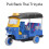 Tricycle thaï à friction - Alliage/ABS, Bleu 3