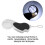 8X-20X Loupe de poche pliante Éclairage noir 50mAh 4