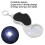 8X-20X Loupe de poche pliante Éclairage noir 50mAh 10