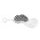 Loupe de poche pliable 8X 20X argent 50mAh 10