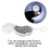 Loupe de poche pliable 8X 20X argent 50mAh 8