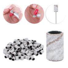 100 pièces bandes à poncer Nail Art blanches 240# 1.3x0.8cm