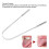 Gratte-langue - Acier inoxydable - Argent, durable 5