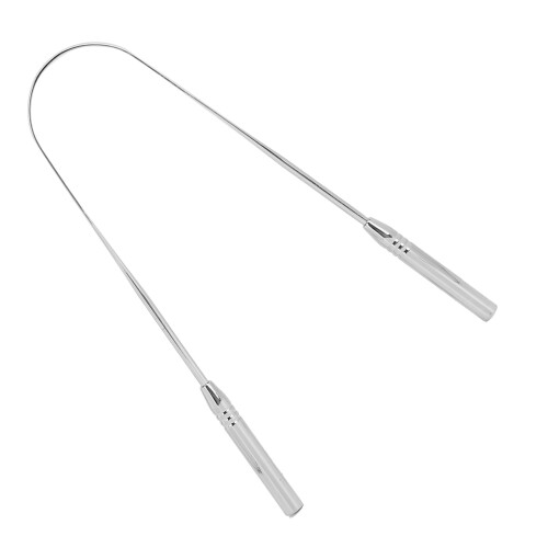 Gratte-langue - Acier inoxydable - Argent, durable 2