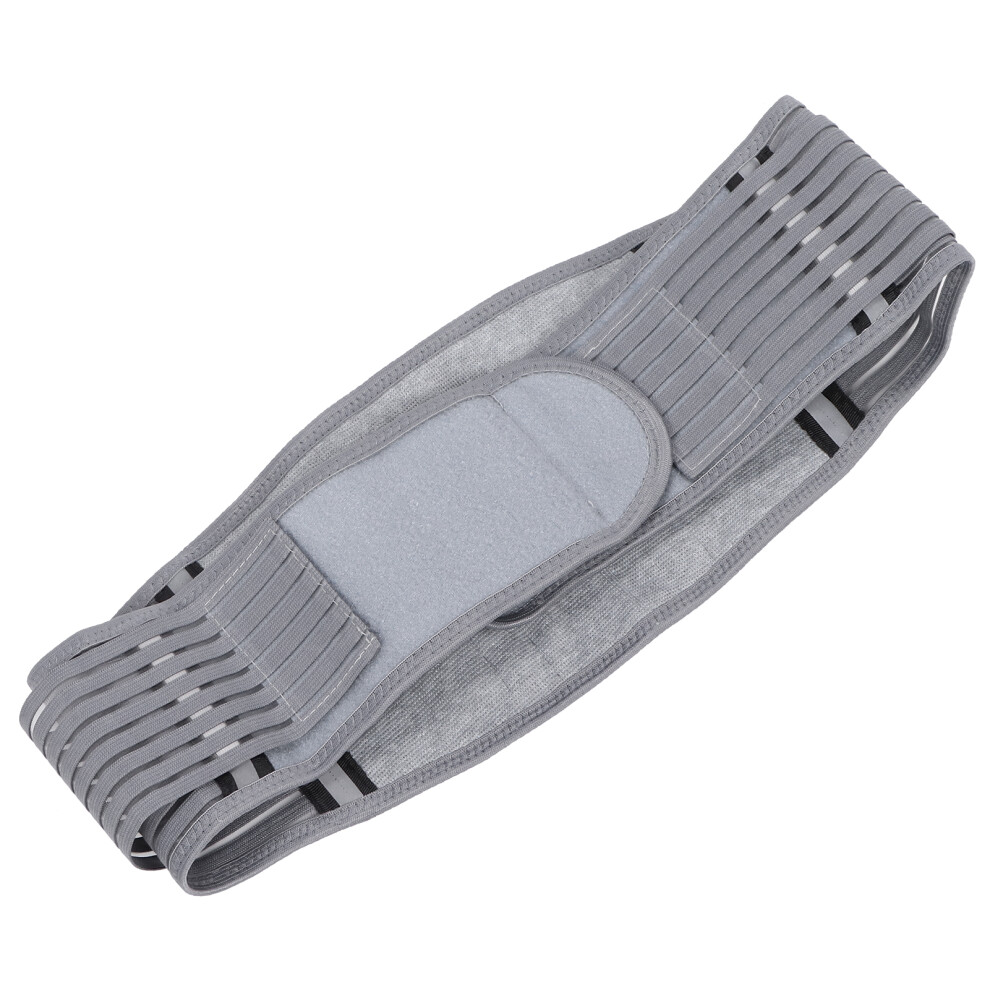 Lower Back Brace Lumbar Support Belt with Reflective Straps for Running ClimbingM