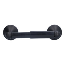 Porte-papier toilette en acier inoxydable noir, 16 7 cm