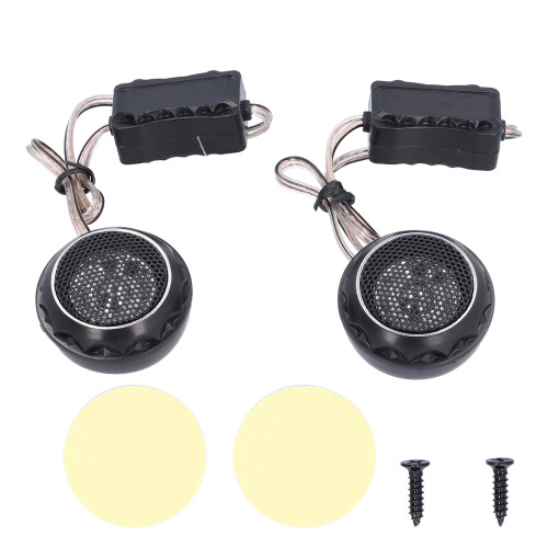 2 pezzi di tweeter 12-24V 140 W 34,5 cm nero 1