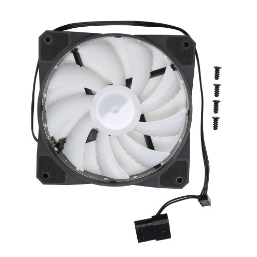 Ventola di raffreddamento LED arcobaleno da 12 cm 45 CFM 1100 rpm 1
