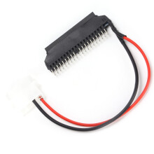Adaptateur IDE 44 broches vers IDE 40 broches en PVC, 2,5 po à 3,5 po