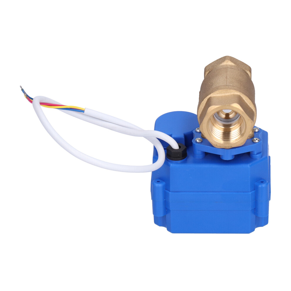 Motorized Ball Valve Dn15 Brass Mini Electric Hydraulic Pipe Fittings With Indication Dc9â24V 4371322452461