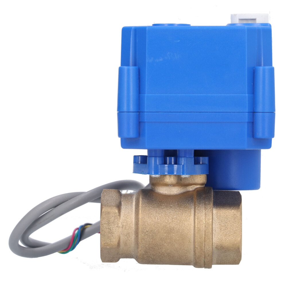 Motorized Ball Valve Dn15 Brass Straight Through Hydraulic Fitting With Indication Dc3â6V 8771322452441