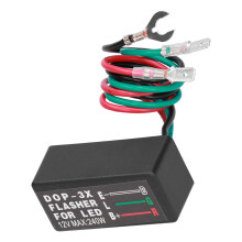 DOP‑3X 12VDC Blitzrelais 20A für Autos & Motorräder Universelles LED