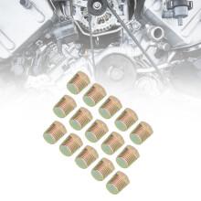 15 Pcs Drain Plug Screw 329 1/4 Iron Hex Corrosion Resistance Convenient Outer Oil Pan Bolts