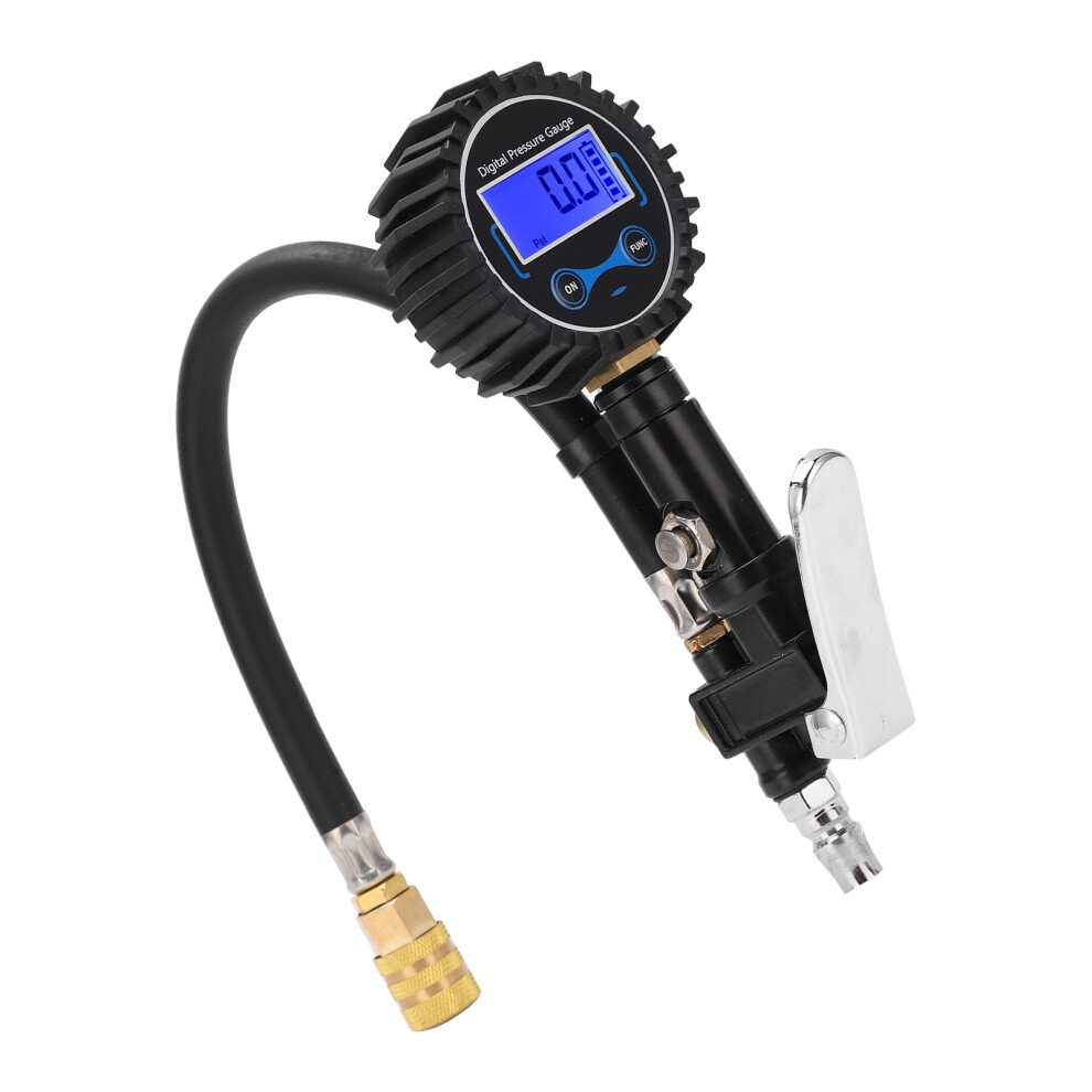 Tire Air Pressure Gauge Lcd Digital Display Monitoring Inflator For Cars Motorcycles Small Medium Trucks 9431322455185