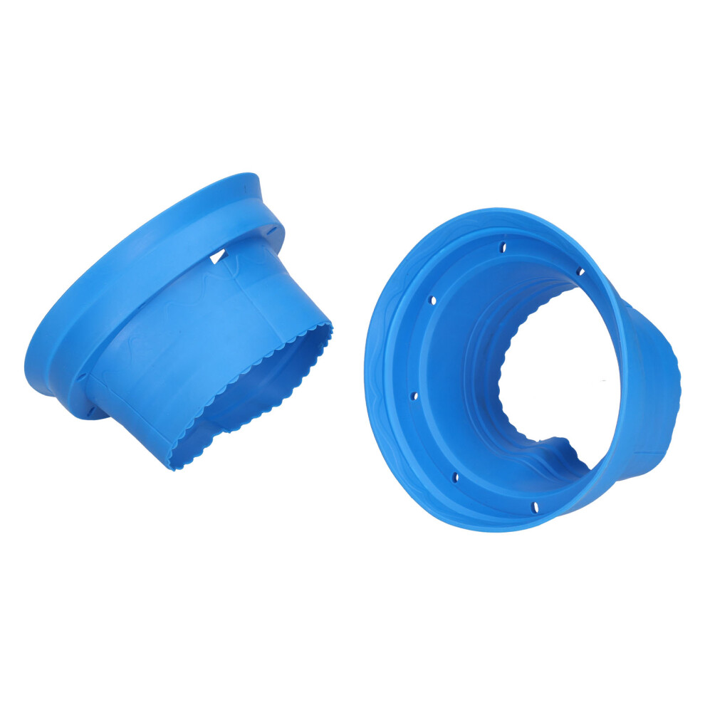 2Pcs Audio Loud Speaker Waterproof Cover Mount Adapter Pad Insulation Silica Gel Protection Maintenanceblue 6911322455932