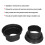 2 pièces gel de silice étanche coussin de protection pour cache-enceinte noir 8