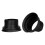 2 pièces gel de silice étanche coussin de protection pour cache-enceinte noir 16