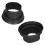 2 pièces gel de silice étanche coussin de protection pour cache-enceinte noir 11